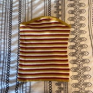 Multi-Colored Stripped Tube Top